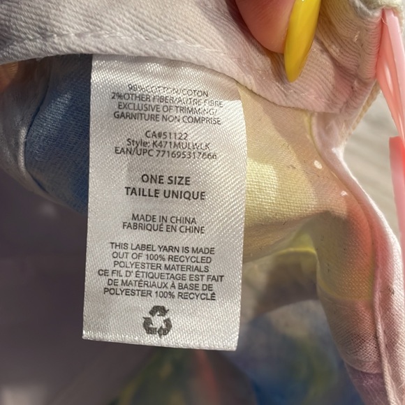 Tie dye baseball cap - Picture 3 of 3